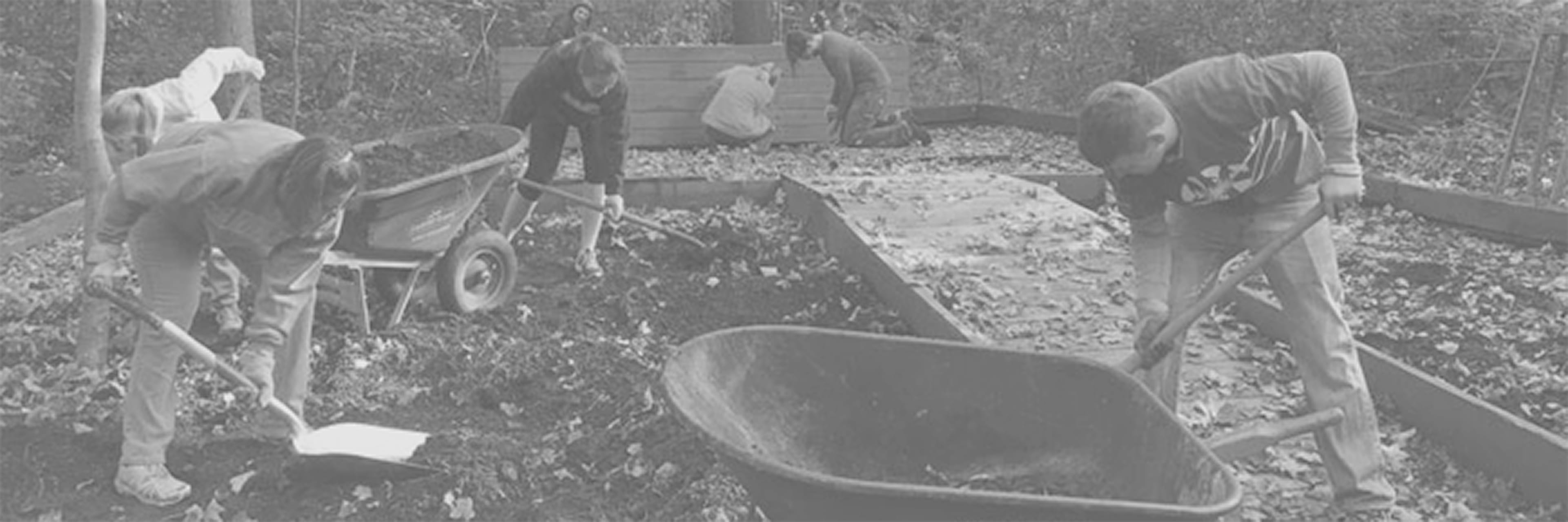Besse associates working hard at Camp Allyn